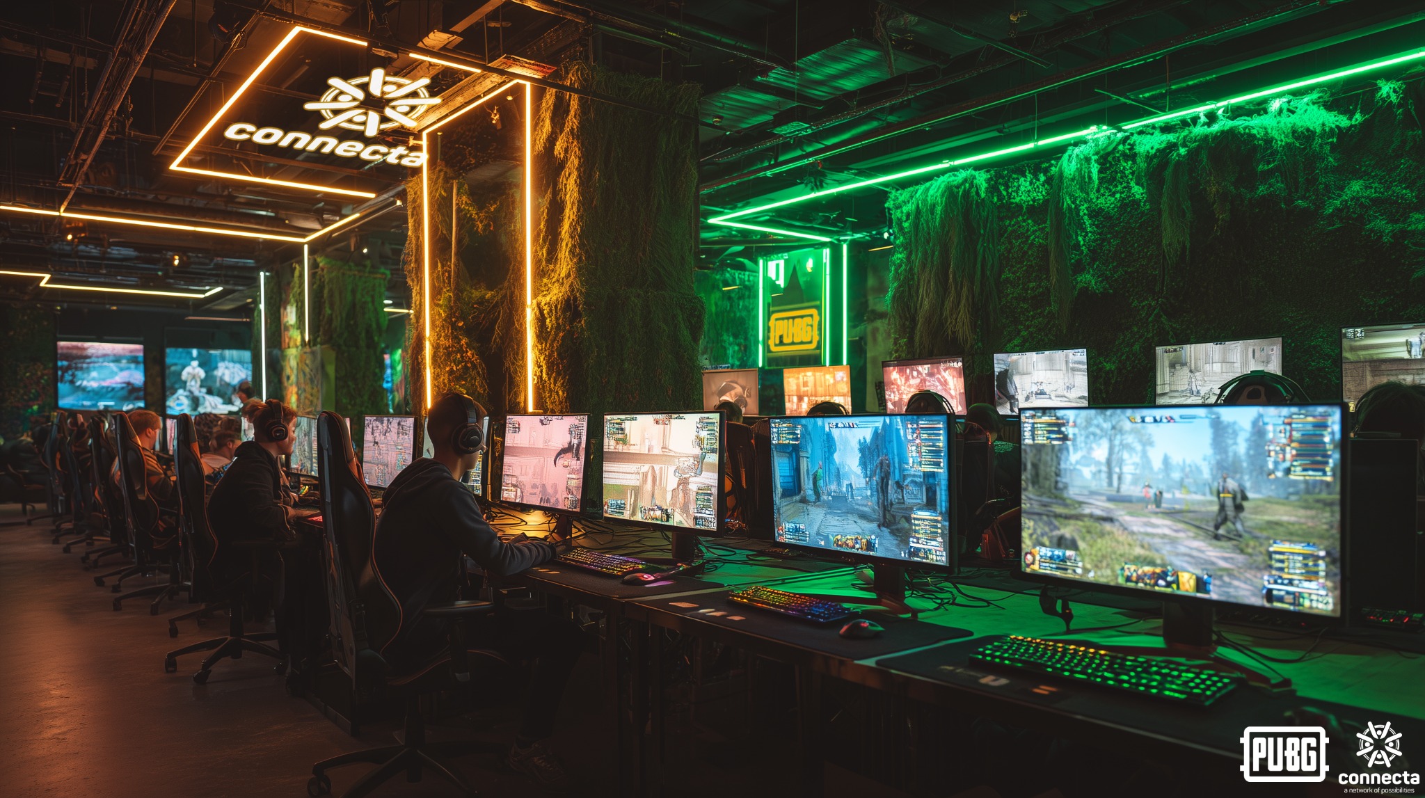 PUBG gaming zone inside Connecta